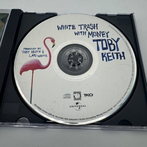 Toby Keith White Trash With Money CD Show Dog Label Country Music Album - Picture 3 of 4